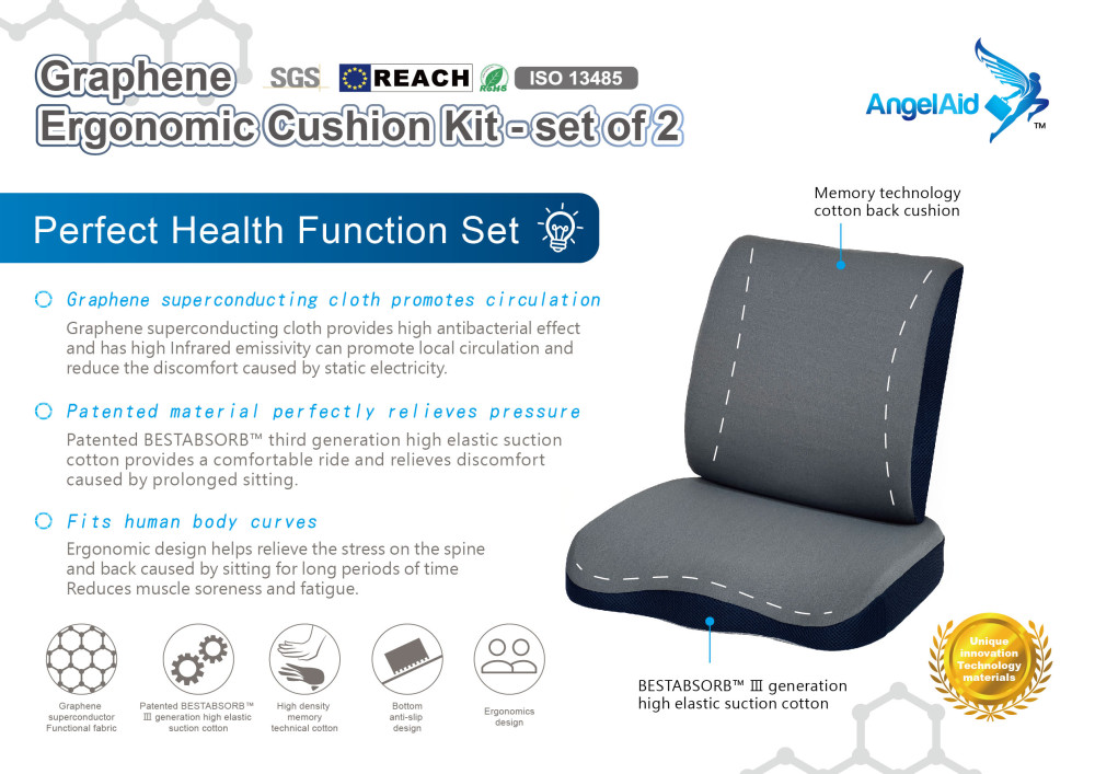 Bestabsorb Graphene Ergonomic Cushion Kit