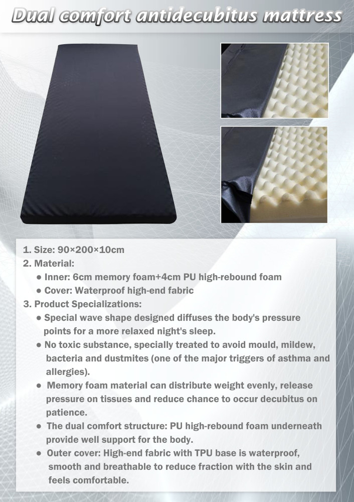 Dual Comfort Antidecubitus Foam Mattress